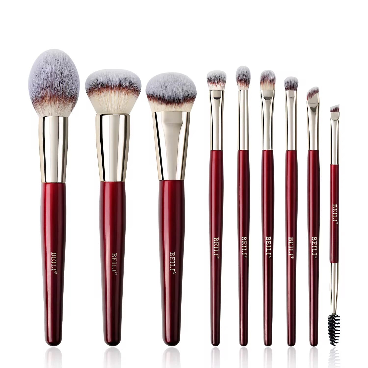 9pc Makeup Brush Set